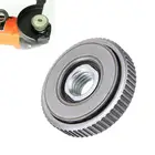 Зажимной патрон с фиксирующей пластиной M14, резьба, угловая шлифовальная машина, внутренний и внешний фланцевые гайки, быстросъемный зажим для гаек, электроинструмент