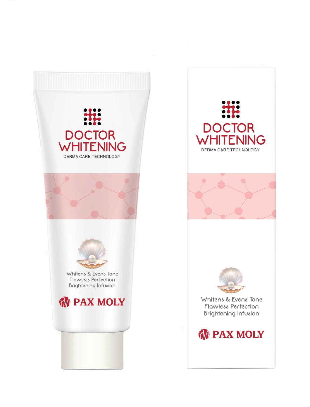Крем для лица осветляющий с жемчугом Doctor Whitening Cream PaxMoly 70 гр