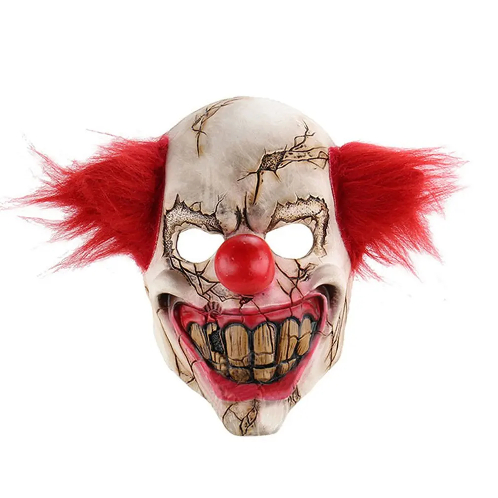 

Horror Ghost Face Clown Halloween Christmas Funny Bar Dance Party Masquerade Props Strange Latex Scary Mask Unisex Scary
