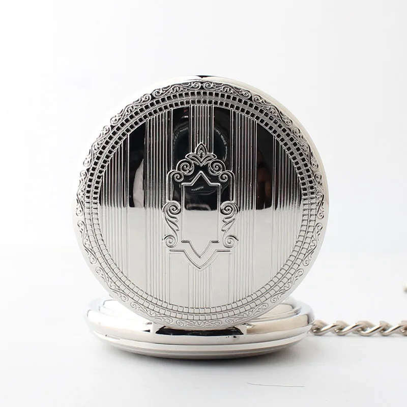 Roman Arabic Numerals Display Pocket Fob Watch Steampunk Vintage Charm Mechanical Automatic Pocket Watches For Men Women Gifts