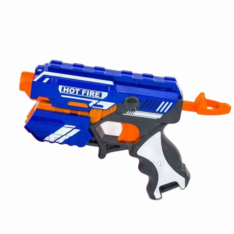 

Игрушечный пистолет с мягкой пулей, пластиковый ручной пневматический пистолет с 10 пулями, детский подарок