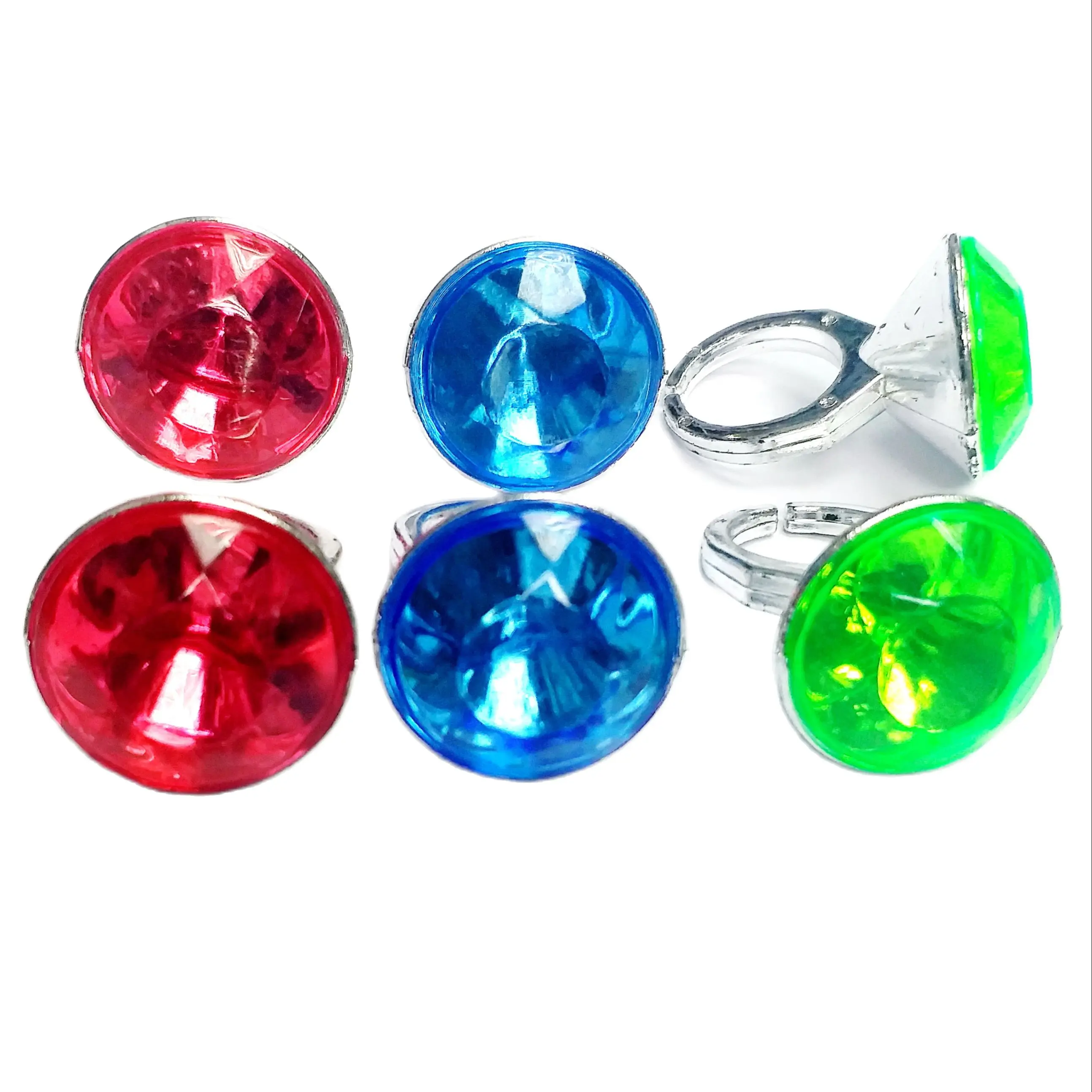 PANTIDE 5X детские алмазные драгоценные камни драгоценности серебряный круглый