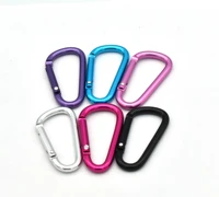carabiner keychain clip d ring multipurpose d ring snap key chain clip lock durable buckle hook water bottle accessory