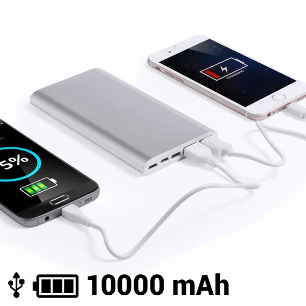 Портативное зарядное устройство 10000 mAh Micro USB Lightning Type C 145537| |