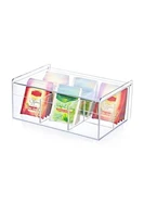 Tea Box Coffee Tea Bag Teacup Infuser Storage Holder Organizer Set Lid Compartments Cabinets Home Tea Acrylic Chinese Kitchen