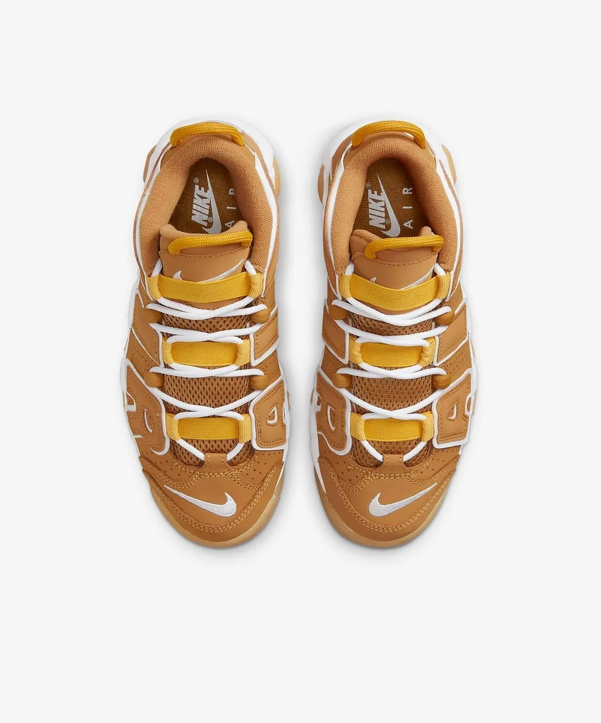 Оригинальные баскетбольные ботинки Nike Air More Uptempo (Gs)-коричневые DQ4713 _ 700 | Спорт и