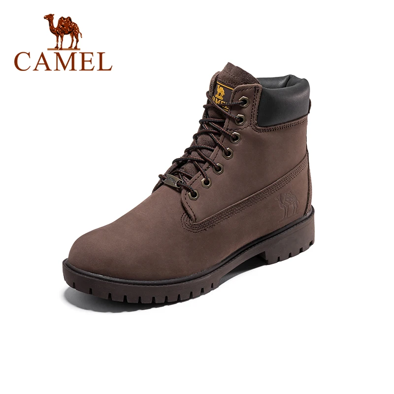 CAMEL Men Women Hiking Shoes Climbing Trekking Boots Outdoor Shoes Anti-slip Tactical Boots Waterproof Warm High-top Shoes