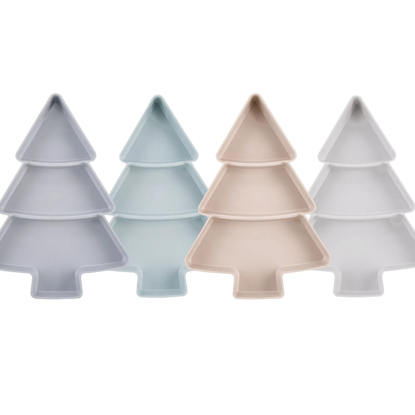

Creative Tree Shape Food Storage Box Fruit Vegetables Nuts Snacks Candy Storage Tray Multi-functional Storage Plate