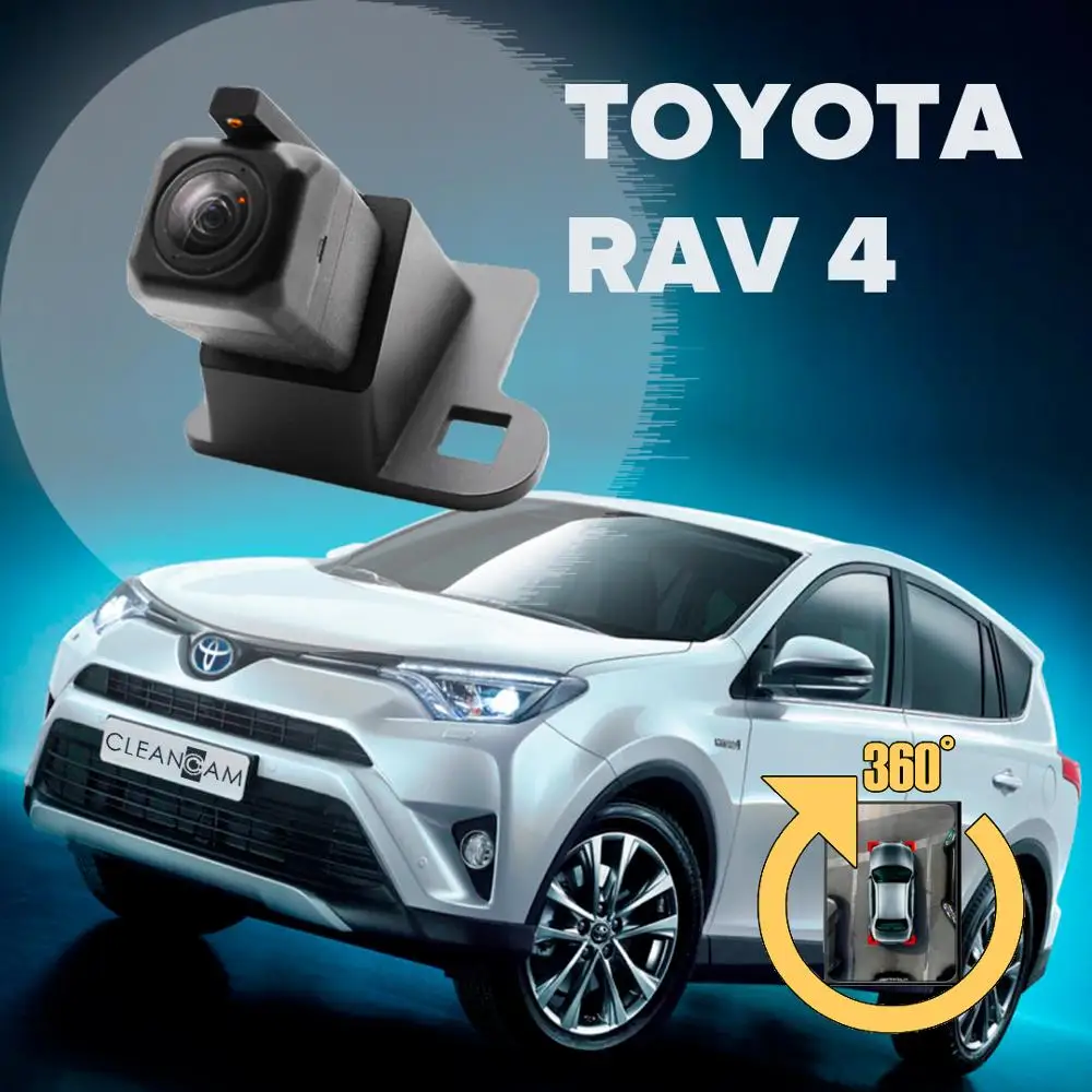 Rear view camera washer for Toyota Rav4 2015 2016 2017 2018 2019 3211 Reverse car cameras hd 360 overview Rav 4 bracket cleancam |