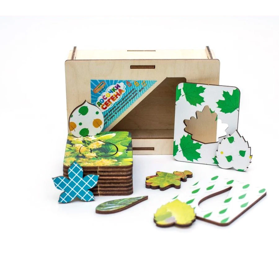 WoodlandToys Развивающая игра &quotДоски Сегена. Листья&quot 068204|Игрушки для раннего
