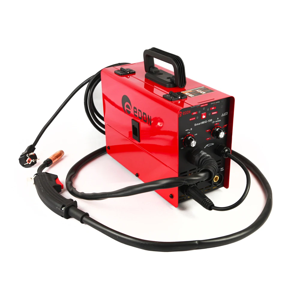 Semi-Automatic inverter welding machine Edon smart MiG-210 4 in 1 MIG/mag/FCAW/MMA portable | Инструменты