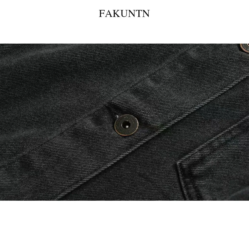 

Cool Denim Jacket Coats Women 2020 New Fashion Lapel Coat Vintage Long Sleeve Female Casual Outerwear Elegant Chic Jean Jacket