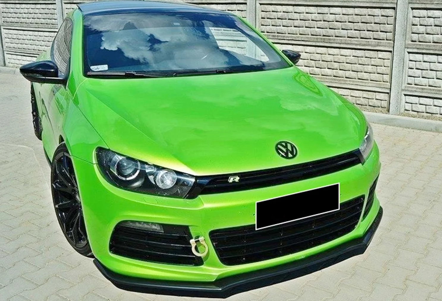 

Vw Scirocco R models 2009 - 2014 Scirocco R Maxton Style front Lip for Abs Plastic