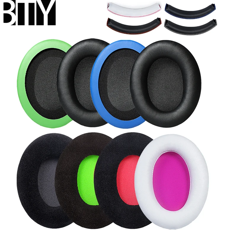 

Replacement Ear Pads Cushion Alpha Earpads Headband Cover For Kingston Alpha Cloud II 2 Stinger Flight Headphone Leather Velvet