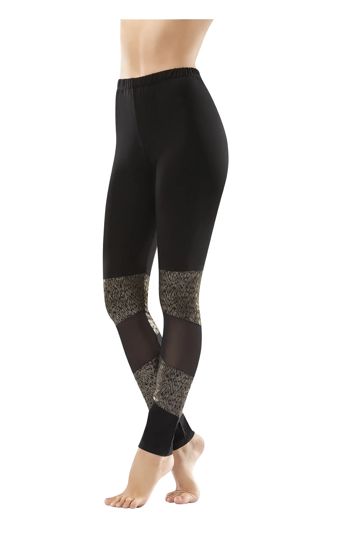 

Women Transparent Detailed Black Tight - RNLDRY0539