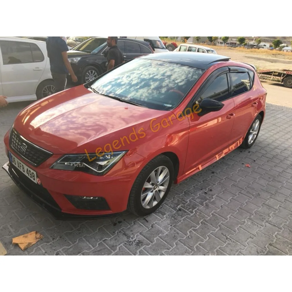 

For Seat Leon Mk3 Aero Side Skirts 2013 -2020 Body Kit Spoilers Wings Diffuser Rear Ornament Extreme Chrome Stlying Tuning Flap