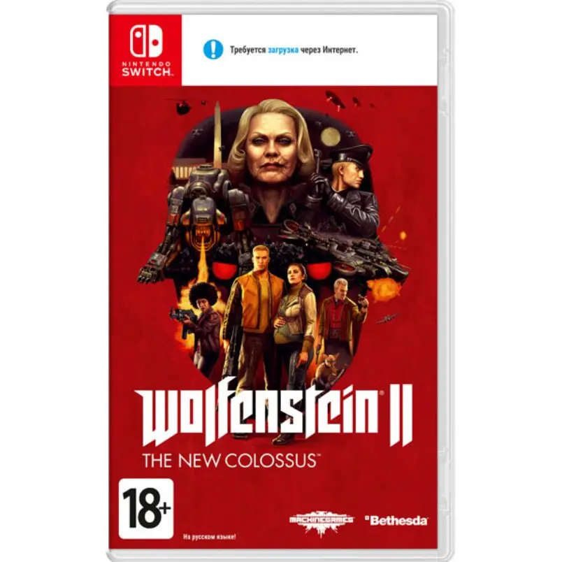 Wolfenstein 2 the new colossus nintendo switch игра б\у | Электроника