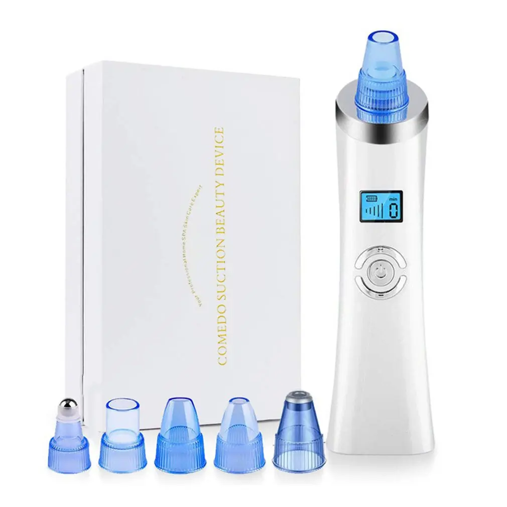 

2021New Blackhead Remover Face Deep Nose Cleaner T Zone Pore Acne Pimple Removal Vacuum Suction Facial Diamond Beauty Clean Tool