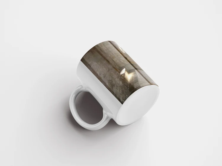 Кружка &quotМогила склеп средневековый&quot 320 мл. белая | Дом и сад