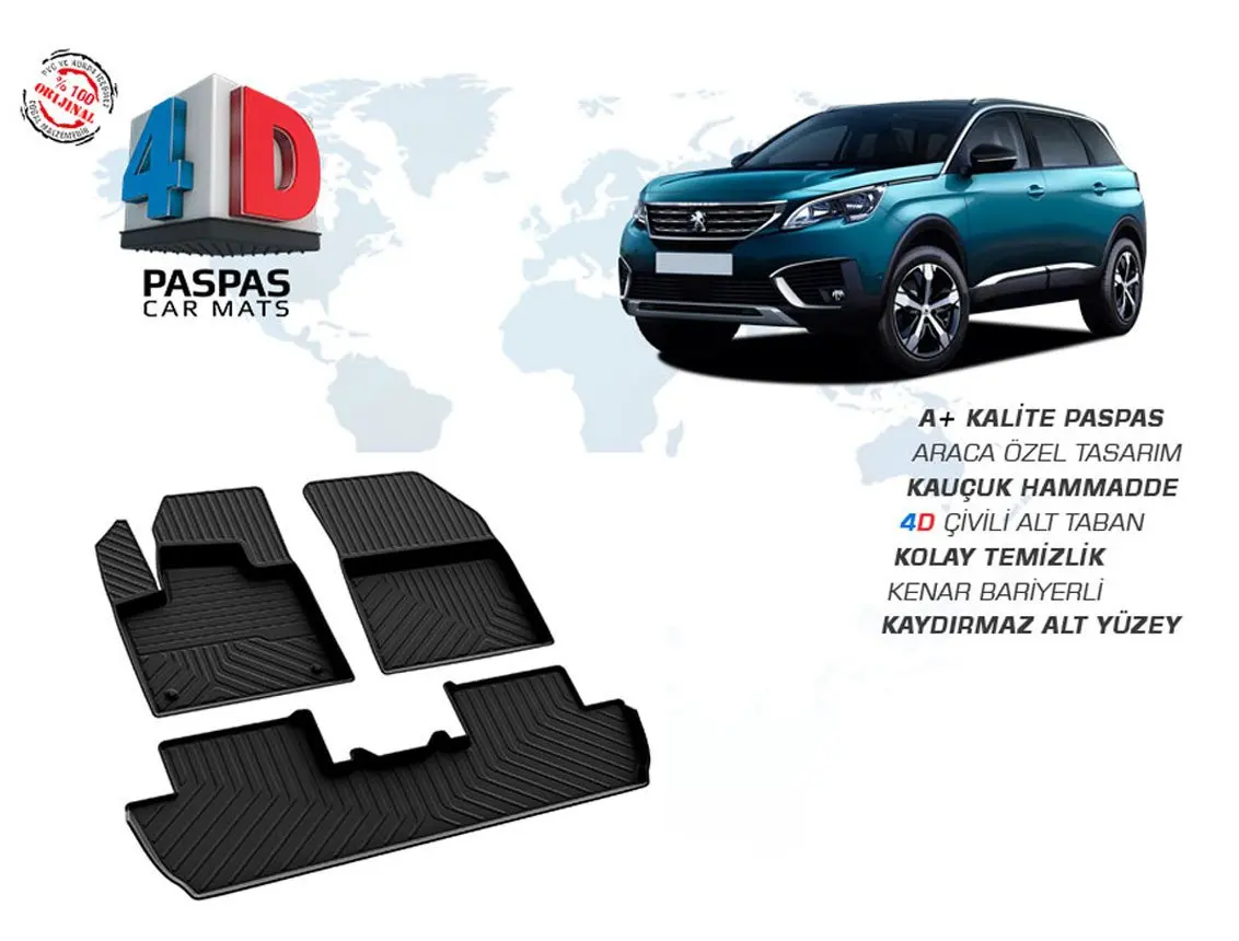 

Более 2017 и 5008 Peugeot 4D черный матовый