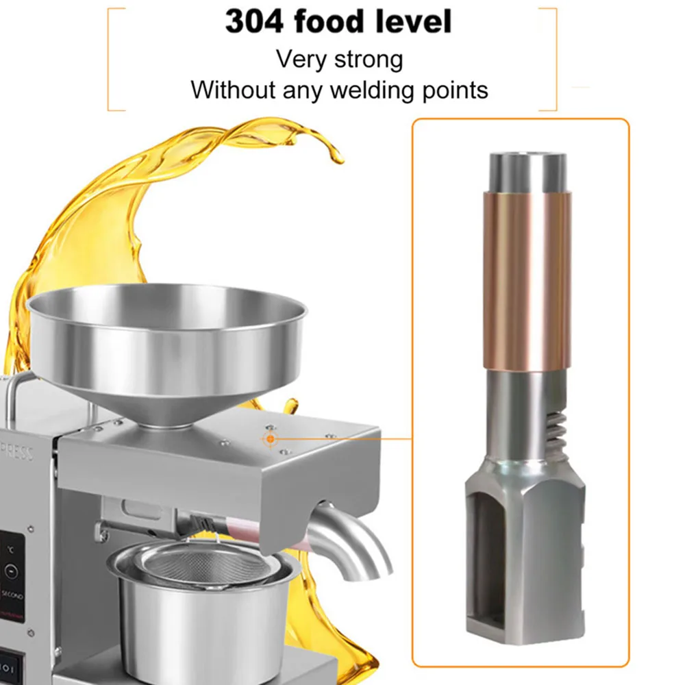 Еда Класс Нержавеющая сталь маленький домашний масляный Пресс интеллигентая