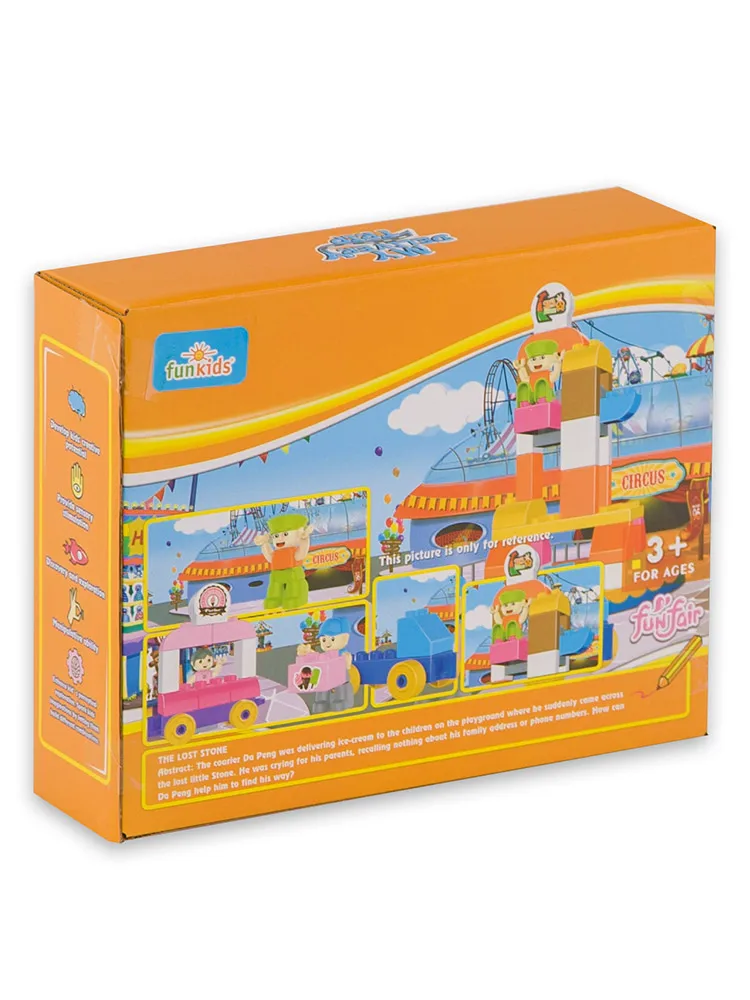 Конструктор блочный 41 деталей Funkids &quotСтоун Потерялся&quot | Игрушки и хобби