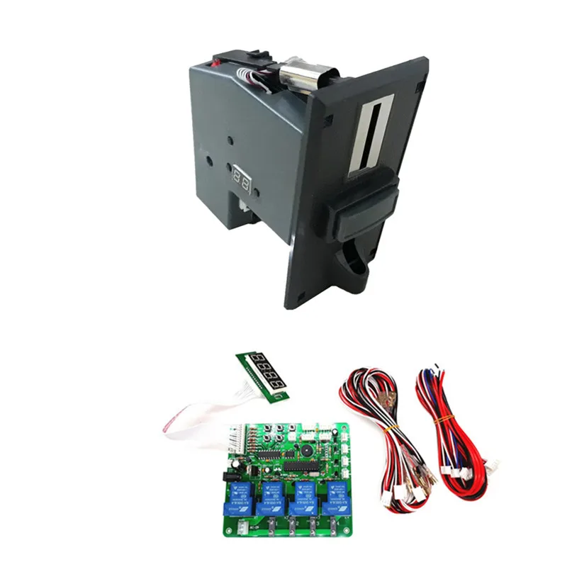 Многомонетоприемник с 4 цифрами печатная плата таймером для 1 устройств