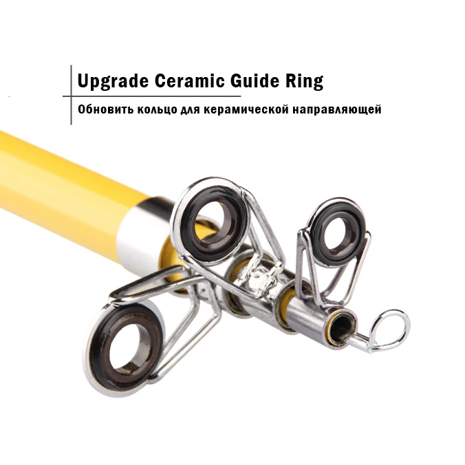 Телескопическая удочка из стекловолокна 6 дюймов 96 г дюймов|Удочки| |