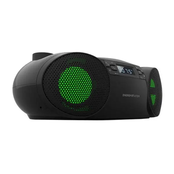 Радио CD Bluetooth MP3 энергетический Sistem Boombox 6 12 Вт черный | Электроника