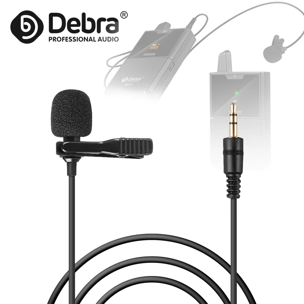

Высококачественный петличный микрофон Debra LM1, обновленная версия кабеля длиной 1,5 м, для мобильных телефонов и передатчика Bodypack
