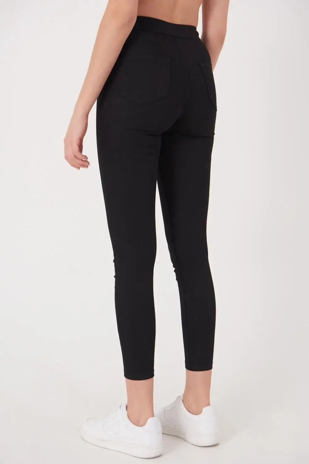 

2021 Sexy High Waist Push Up Denim Black Blue Jeans Women Casual Baggy Casual Skinny Ripped Trousers for Girls Long to Ankle