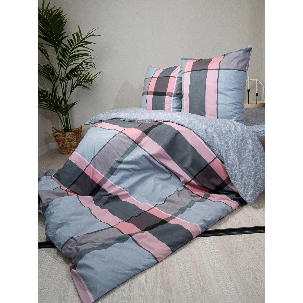 ПРОСТЫНЯ на резинке Поплин 100% Хлопок Двуспальная Евро Высокая плотность Nature &amp