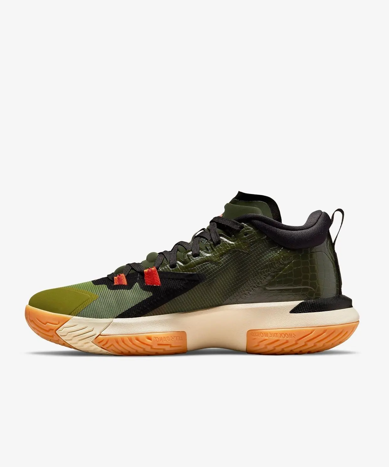 Оригинальная зеленая Баскетбольная обувь Nike Jordan Zion 1 DA3130-300 кроссовок Джордана |