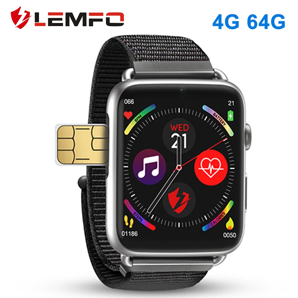 Смарт-часы LEMFO LEM10 4G Android 7 GPS Wi-Fi 4 + 64 ГБ 780 МА · ч 1 88 дюйма 360*320 | Электроника
