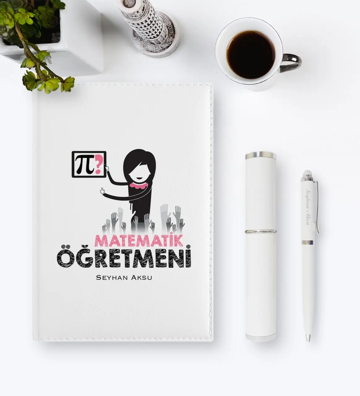 

Индивидуальный учитель математики 2020 кожаный Органайзер и ручка Подарочный набор-1