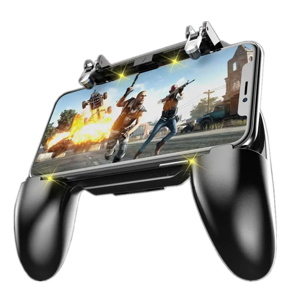 Mobile Game Controller for PUBG Joystick L1R1 Mobile Game Trigger Mando Gamepad for 4-6.5 iOS & Android Phone