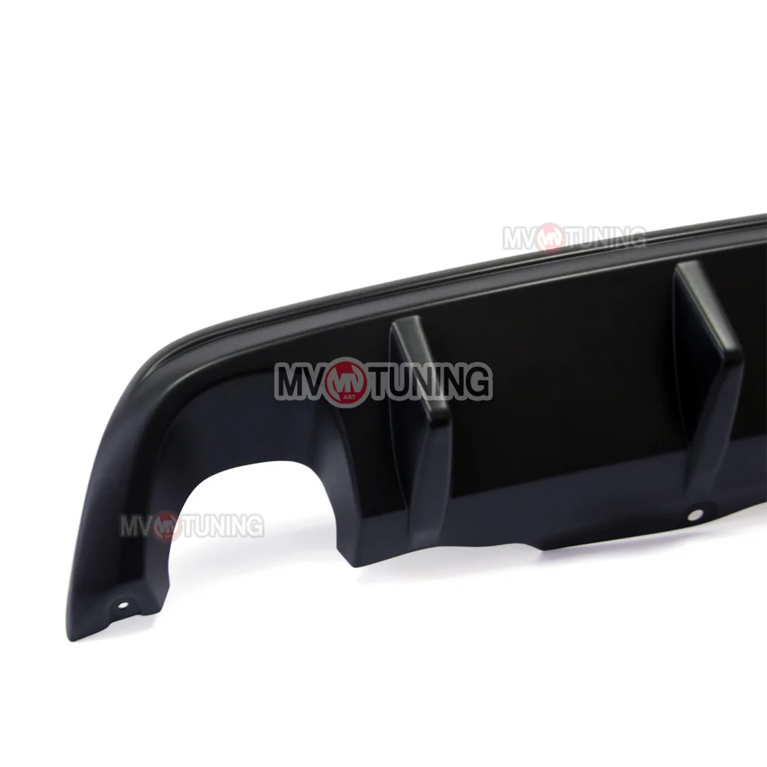 Rear bumper diffuser for Honda Accord 8 (2008-2013) ABS plastic tuning pad styling lip skirt under double exhaust | Автомобили и