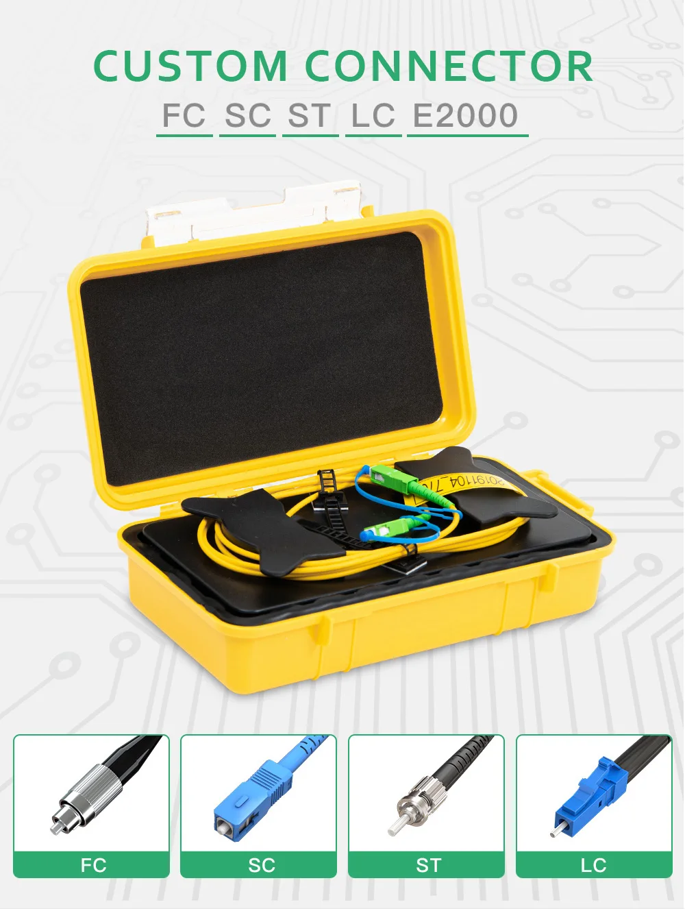 Komshine многомодовый OM3 волоконно оптический OTDR пусковой кабельный