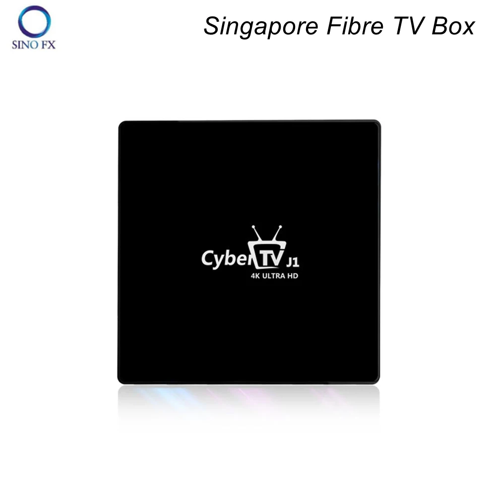Cybertv Box J1 Сингапурская оптоволоконная ТВ приставка RK3318 четырехъядерная Android 9 0 2