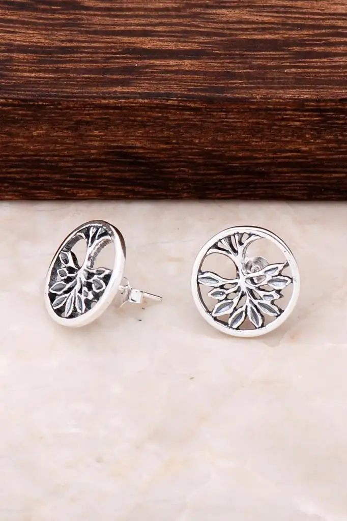

Женские серьги из серебра 4279 пробы, с филигранной вставкой