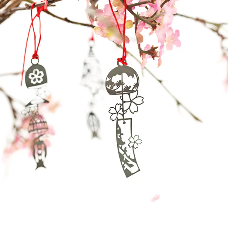 50 шт./лот творческая ветряная музыка металлическая Закладка/Ежедневная серия