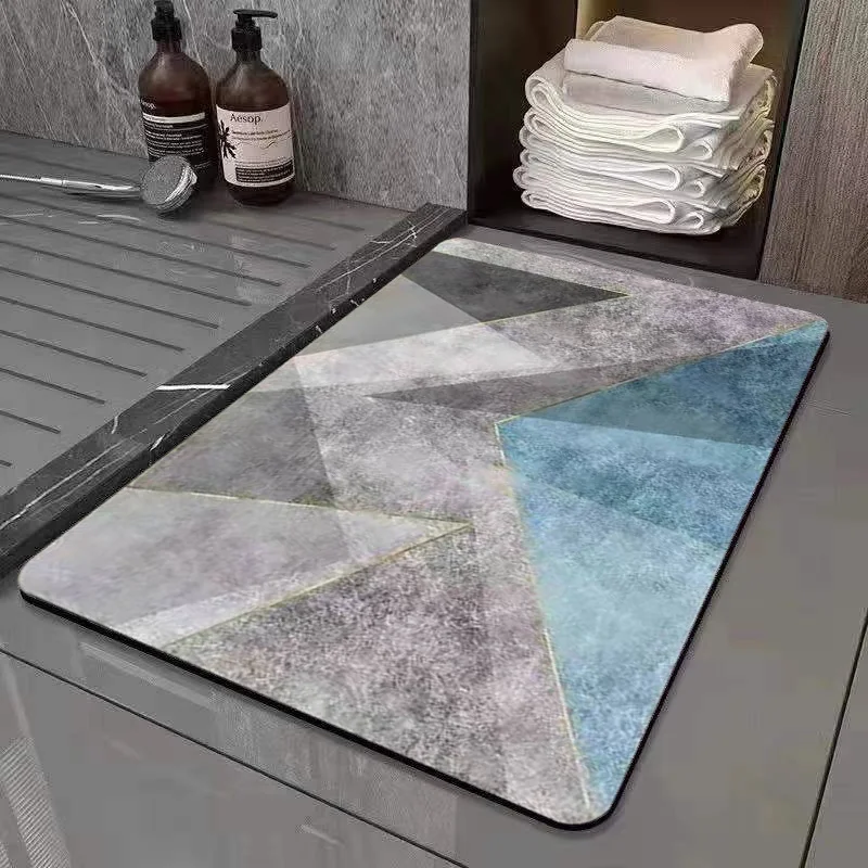 

Super Absorbent Floor Mat Easy To Take Care Of Insulation Beautiful Softness Locality Keep Warm Floor Mats