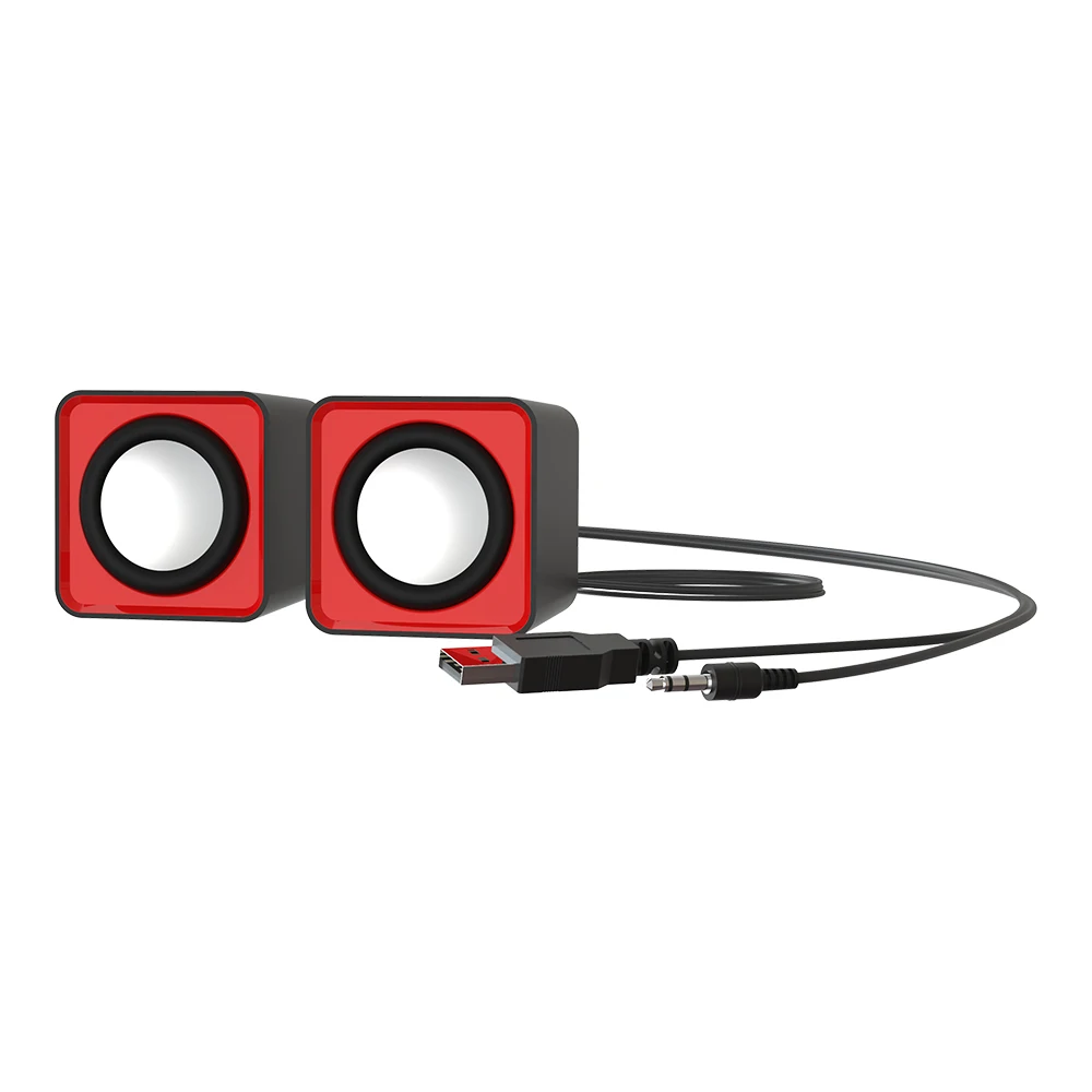 Компьютерная акустика RITMIX SP-2020 черный/красный [AUX USB] | Электроника