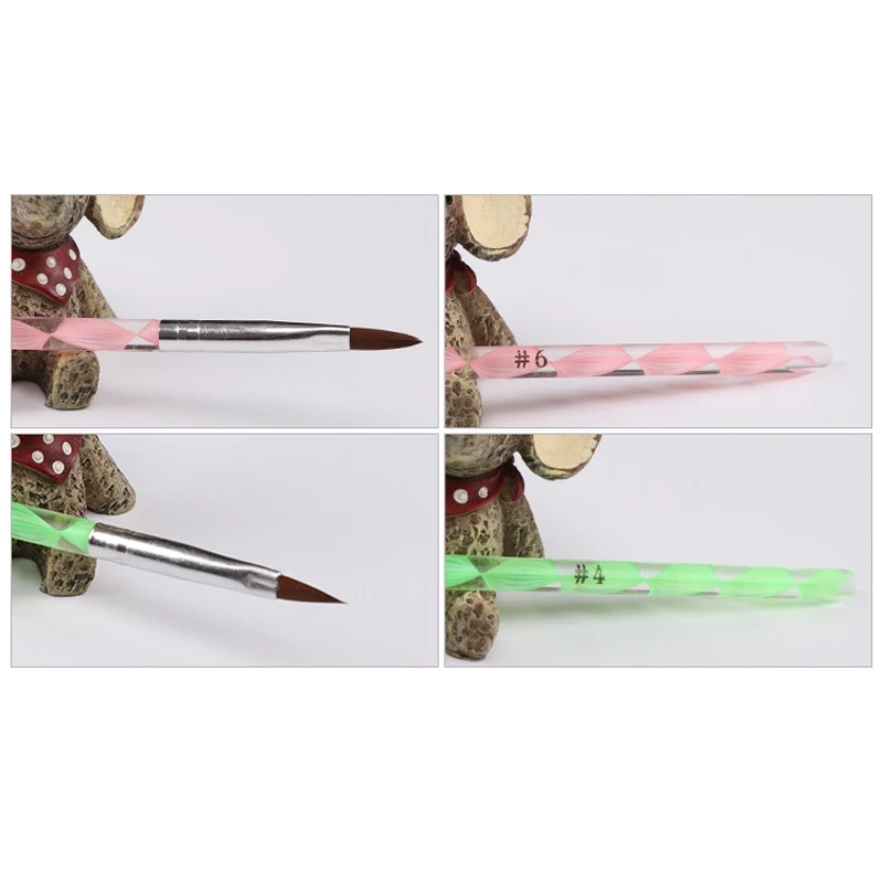 Набор кистей для рисования 5 шт./компл. в полоску гелевого покрытия ногтей |