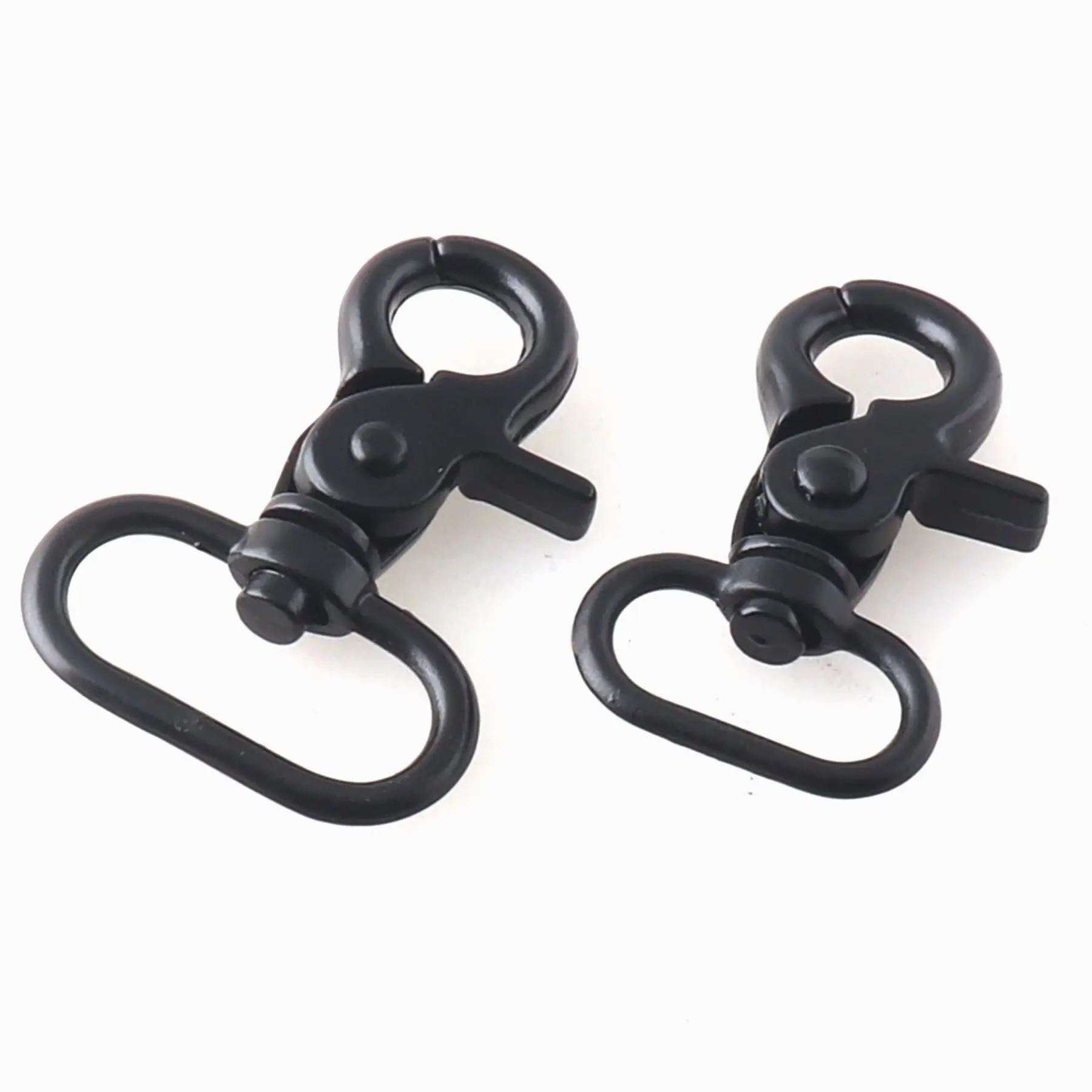 

20/25mm Black Swivel Clasp Lobster Clasp Dog Collar Supplies Jewelry Charm Trigger Snap Hook Purse Making Handbag Hardware