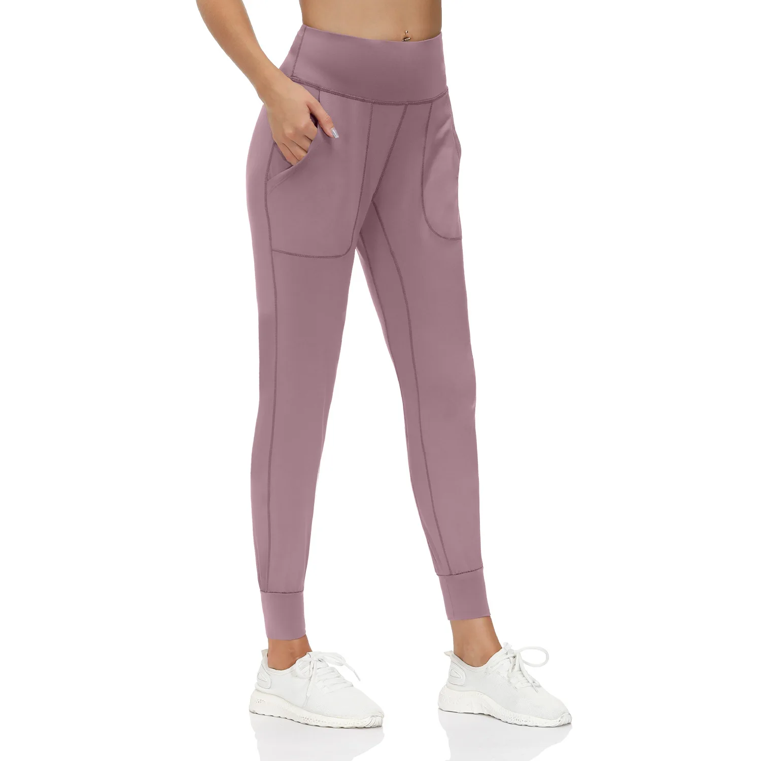 Lulubanana Women’s Joggers with Phone Pockets High Waist Athletic Workout Yoga Tapered Lounge Pants Joggers for Women