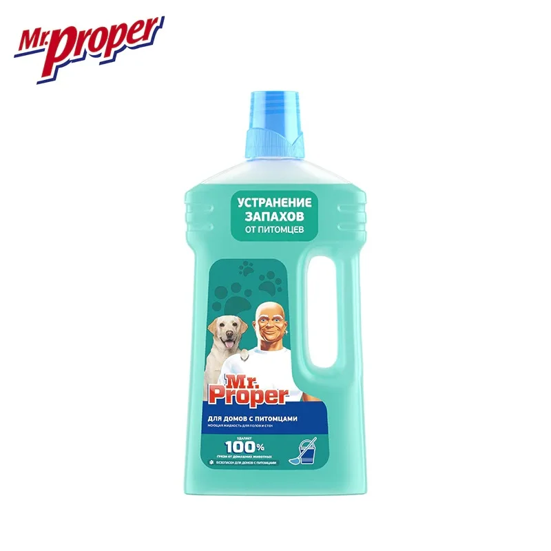 Моющая жидкость Mr. Proper для домов с питомцами 1 л. | Дом и сад