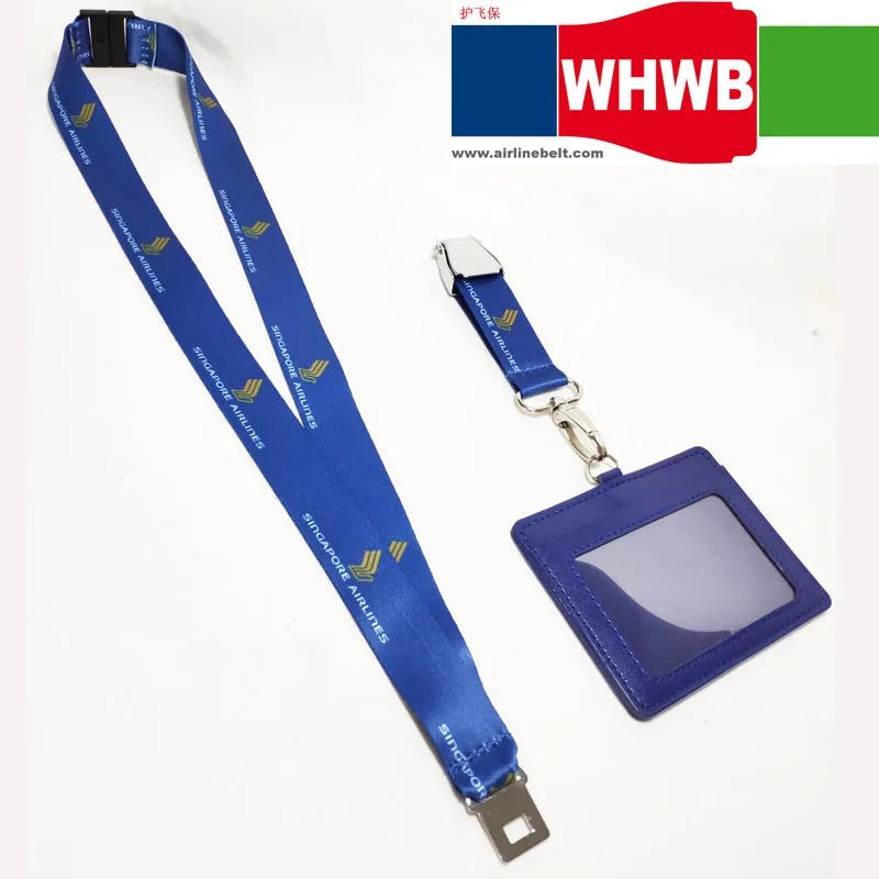 Сингапур дыхательные пути авиакомпаний самолетные пряжки ИД карты Чехол