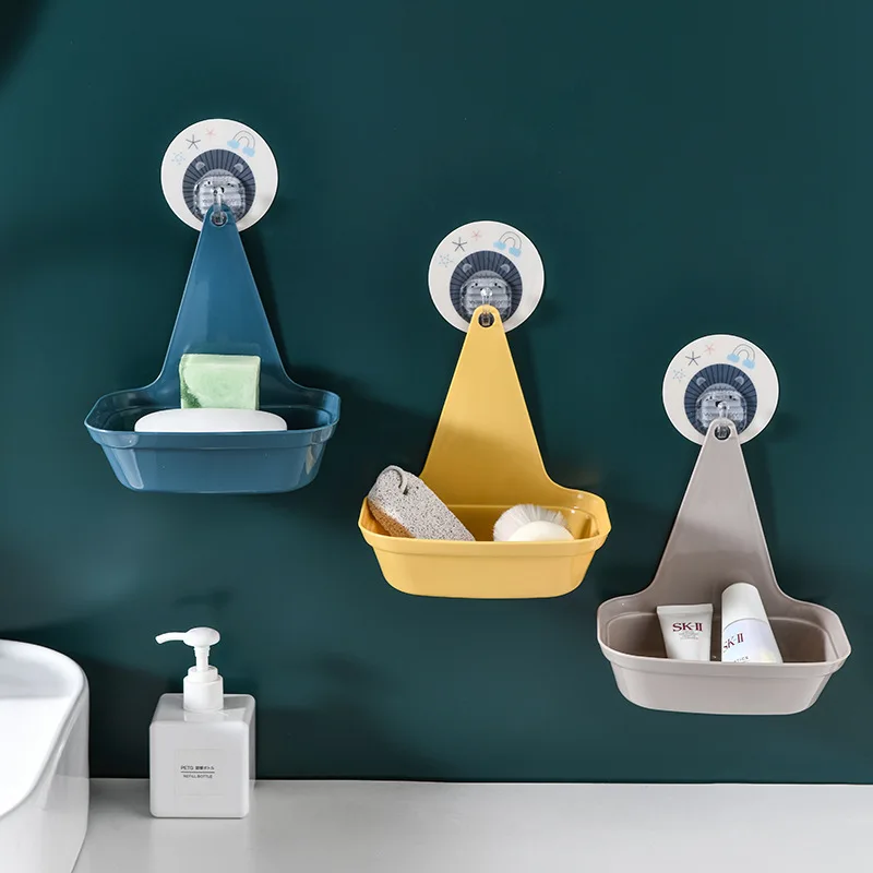 

Bathroom Soap Holder Case Laundry Soap Storage Box Wall Gadgets With Holes