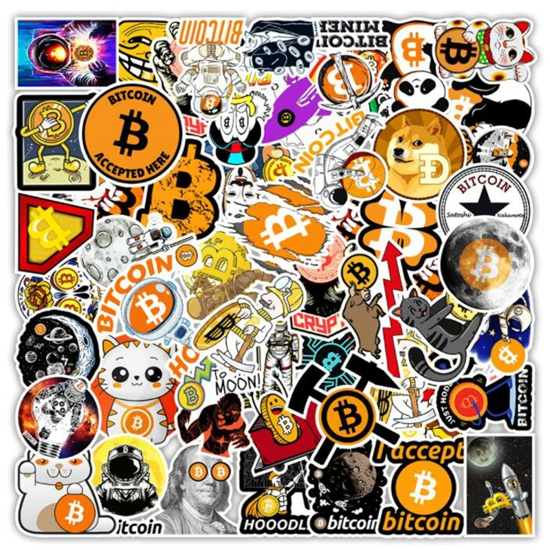 50 шт./упак. волшебное полотенце Монета Биткойн дожкойн виртуальная валюта BTC